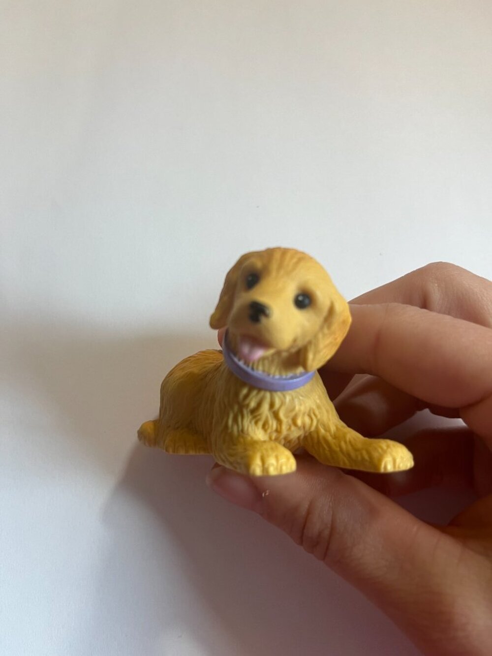 Vintage 00s Barbie I Love Pets Golden Retriever Bobble Head